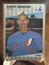 1989 Fleer Randy Johnson ERROR