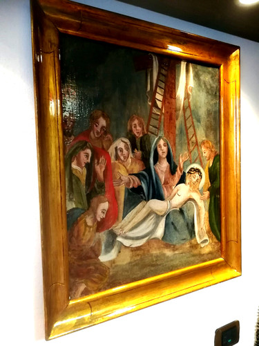 Dipinto olio tela fine 800 - fine,
