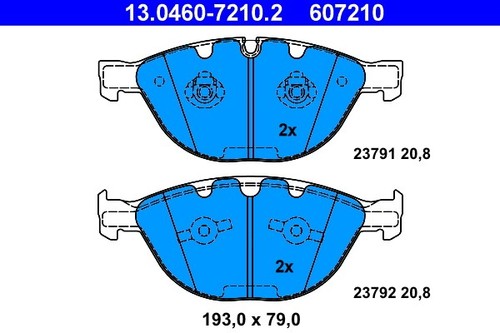 Ate 607210 freno - ate, p.freno