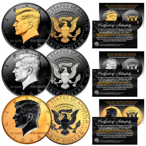 1964 fdc argento - 1964, kennedy