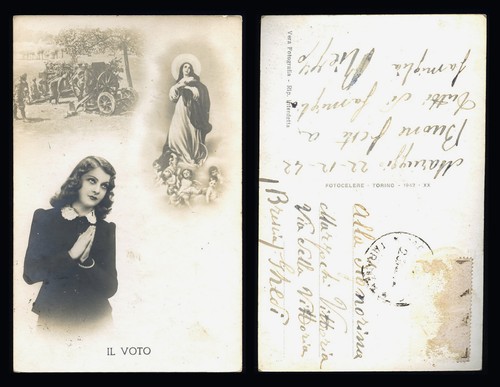 cartolina/santino-MILITARE-IL