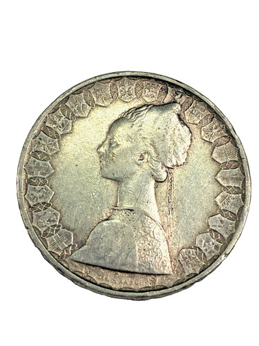 1958 italy 500 lire silver - 1958,