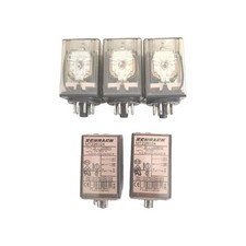 Relè Octal 24V AC  con 2 contatti in scambio di varie marche Schrack-Feme