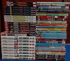 Lotto Blocco 58 fumetti MANGA City Hunter Berserk Yu-gi-ok Free collars kingdom