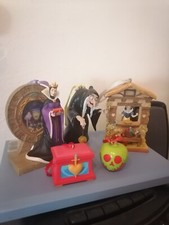 Disney -  Snow white , Evil Queen , Old Hag , apple & box  scketchbook ornaments