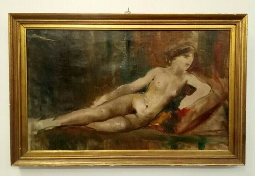 Dipinto olio tela - olio, su