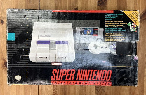 Super nintendo console - nintendo,