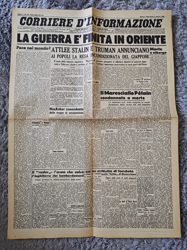 Giornali guerra la - -,