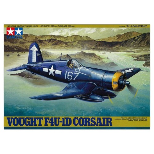 Tamiya 61061 voiught f4u - voiught, f4u-1d