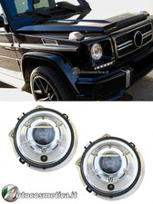 Fari fanali anteriori cromati