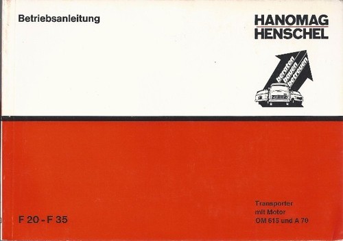 Camion hanomag 1973 manuale - hanomag,