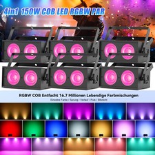 6 pz faretto LED COB Wash Par