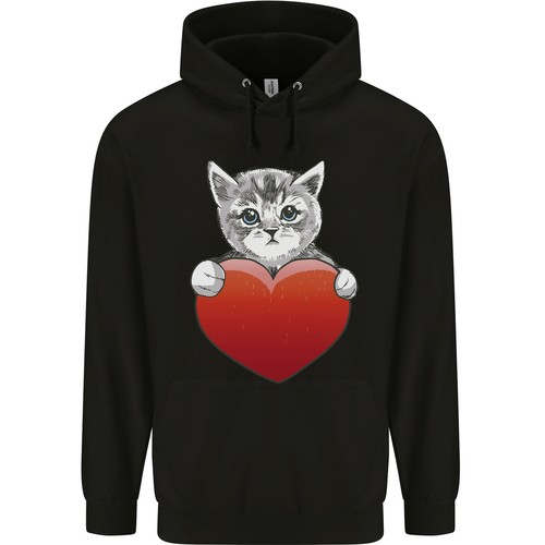 Simpatico gatto con una - con,