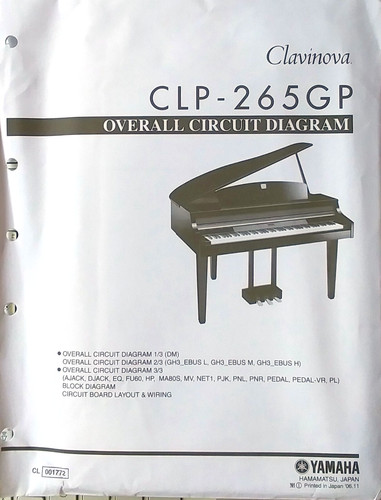 Yamaha clp 265gp clavinova - yamaha,