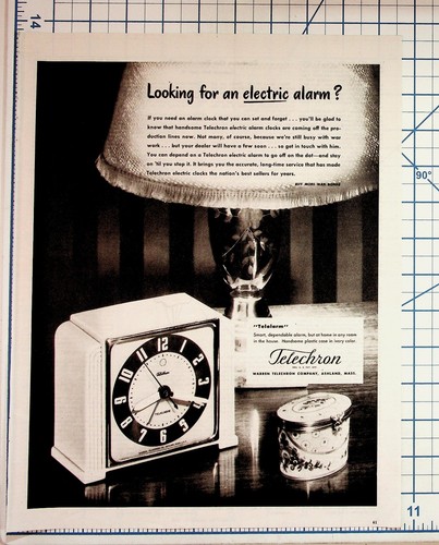Orologio elettrico telechron - elettrico,