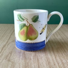 Tazza grande Wedgwood Sarah's Garden con ricetta pere in camicia INUTILIZZATA