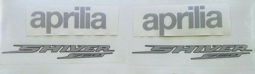 Adesivi scritta aprilia shiver - adesivi,