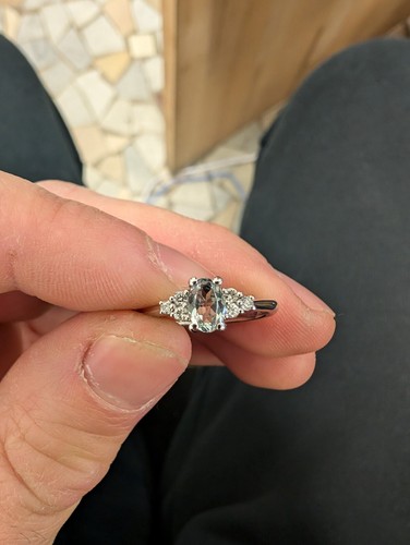 Anello oro bianco kt - bianco, con