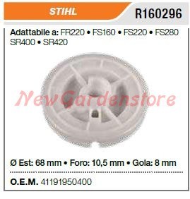 Puleggia avviamento stihl - puleggia,