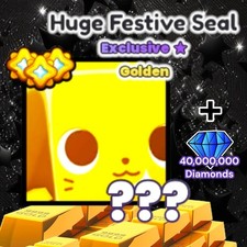Sigillo festivo ENORME dorato