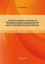 Teilhabe am Arbeitsleben von