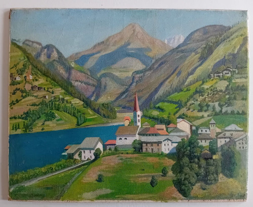 Dipinto olio cartone telato - dipinto, su