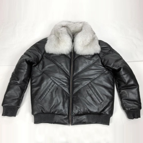 Giubbotto uomo pelle - , v-bomber