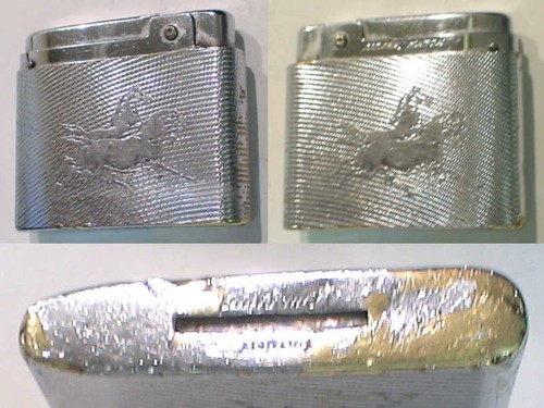 Briquet ancien silver match - briquet, {