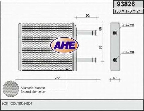 Radiatore riscaldamento ahe - riscaldamento,