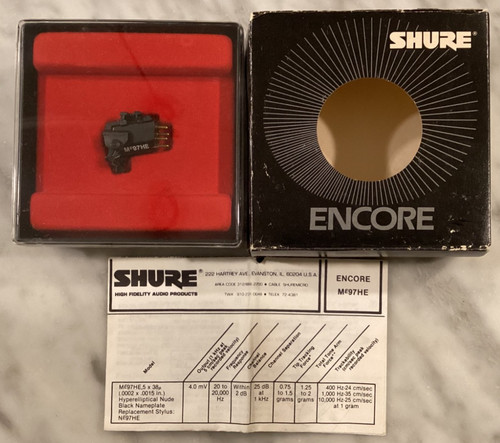 Cartuccia shure encore - cartuccia,