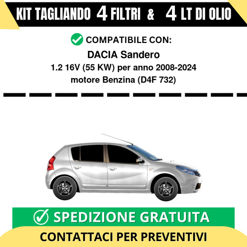 Tagliando per dacia sandero - tagliando,