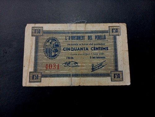 Billetes locales guerra - locales, la