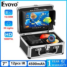 EYOYO Telecamera da Pesca Subacquea 15M Fish Finder 7" LCD 1000TVL Video Subacqueo