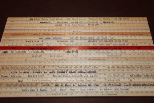 Lotto righelli legno - lotto, 21