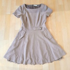 Abito Scervino Street tg 44 colore beige corto in misto lana e viscosa