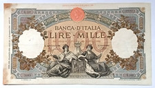 1000 LIRE REGINE DEL MARE ( FASCIO ) L' AQUILA  DECR. MIN. 28/08/1942  RR  R2