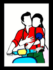 MARCO LODOLA -  SERIGRAFIA   CM. 70 x 50