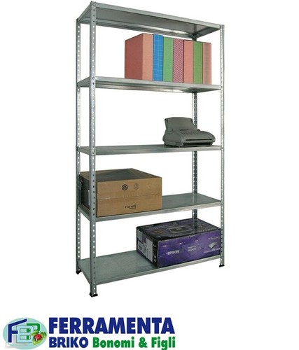 Scaffale metallo con - scaffale, in