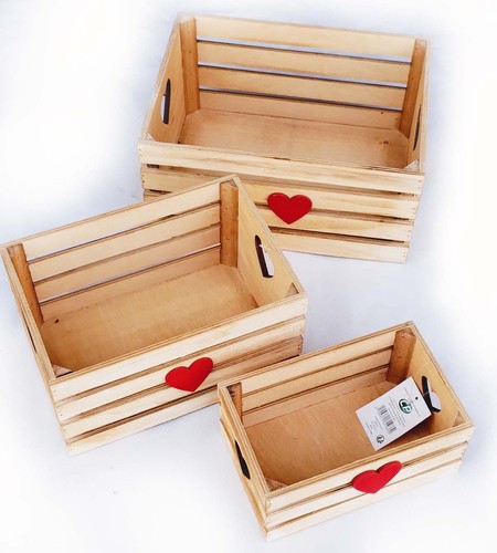 Set pezzi box legno - set,