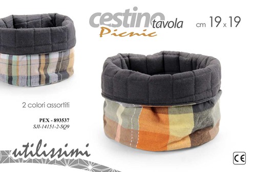 Cestino pane cesto tondo