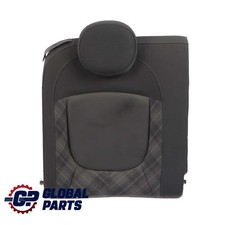 Mini F57 Cabrio Schienale Sedile Posteriore Destro Panno Pelle Nero Diamante