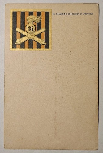 Cartolina militare 16 - militare, 16°