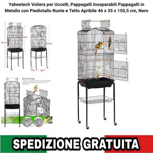 Voliera per uccelli - per, pappagalli