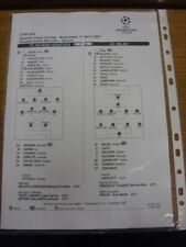 Foglio squadra 11/04/2007