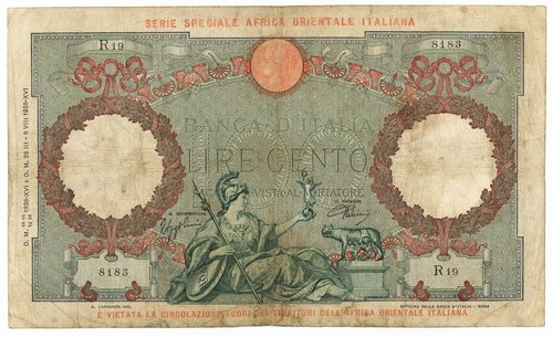 100 lire capranesi aquila - 100,