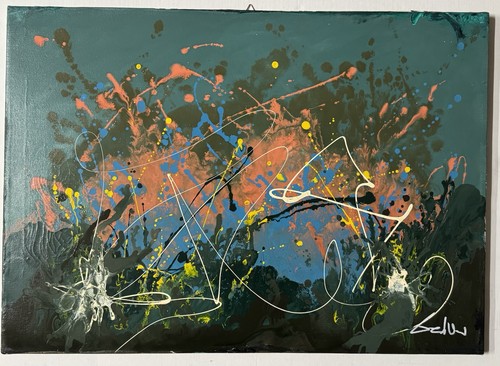 Quadro olio smalto - quadro, su
