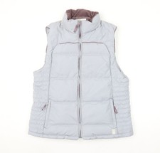 Gilet Quechua donna grigio 14 puffer sci spirito isolato