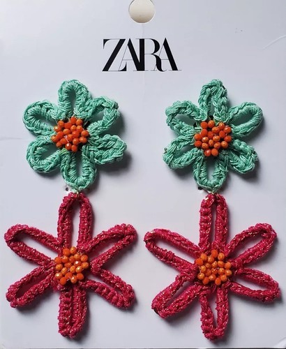 Orecchini zara all uncinetto - zara, all'uncinetto