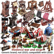 Tenda catapulta assedio militare medievale nave sentinella campeggio blocchi da costruzione per LE*GO