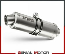 Scarico Storm by Mivv Gp acciaio inox per Kawasaki Ninja 125 2019 > 2024